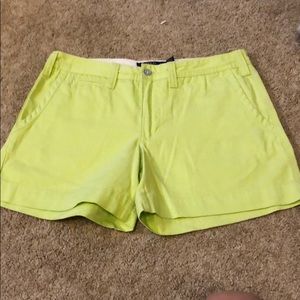 Neon polo shorts